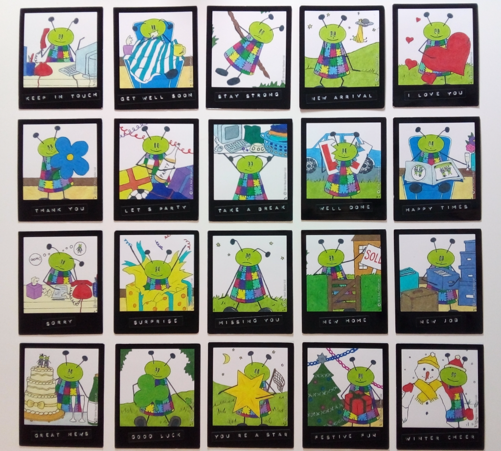 Abstract Abi - Patchwork Alien